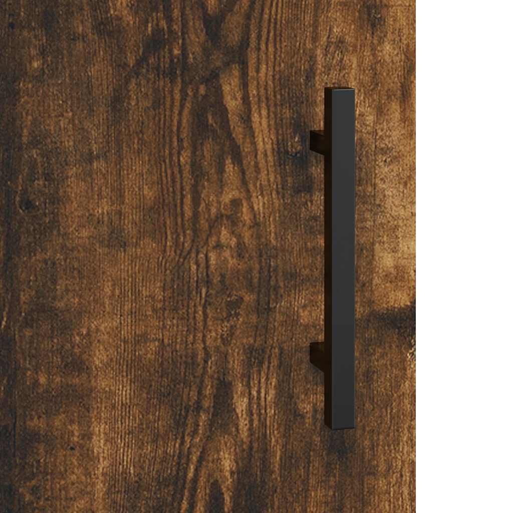 Komoda boja dimljenog hrasta 69,5x34x90 cm konstruirano drvo