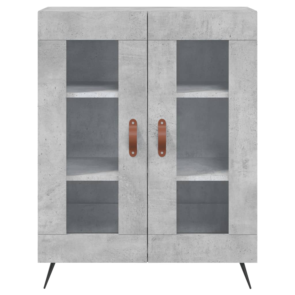 Komoda siva boja betona 69,5x34x90 cm od konstruiranog drva