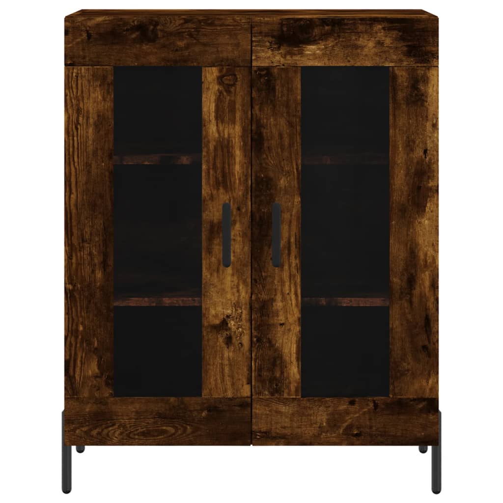 Komoda boja dimljenog hrasta 69,5x34x90 cm konstruirano drvo