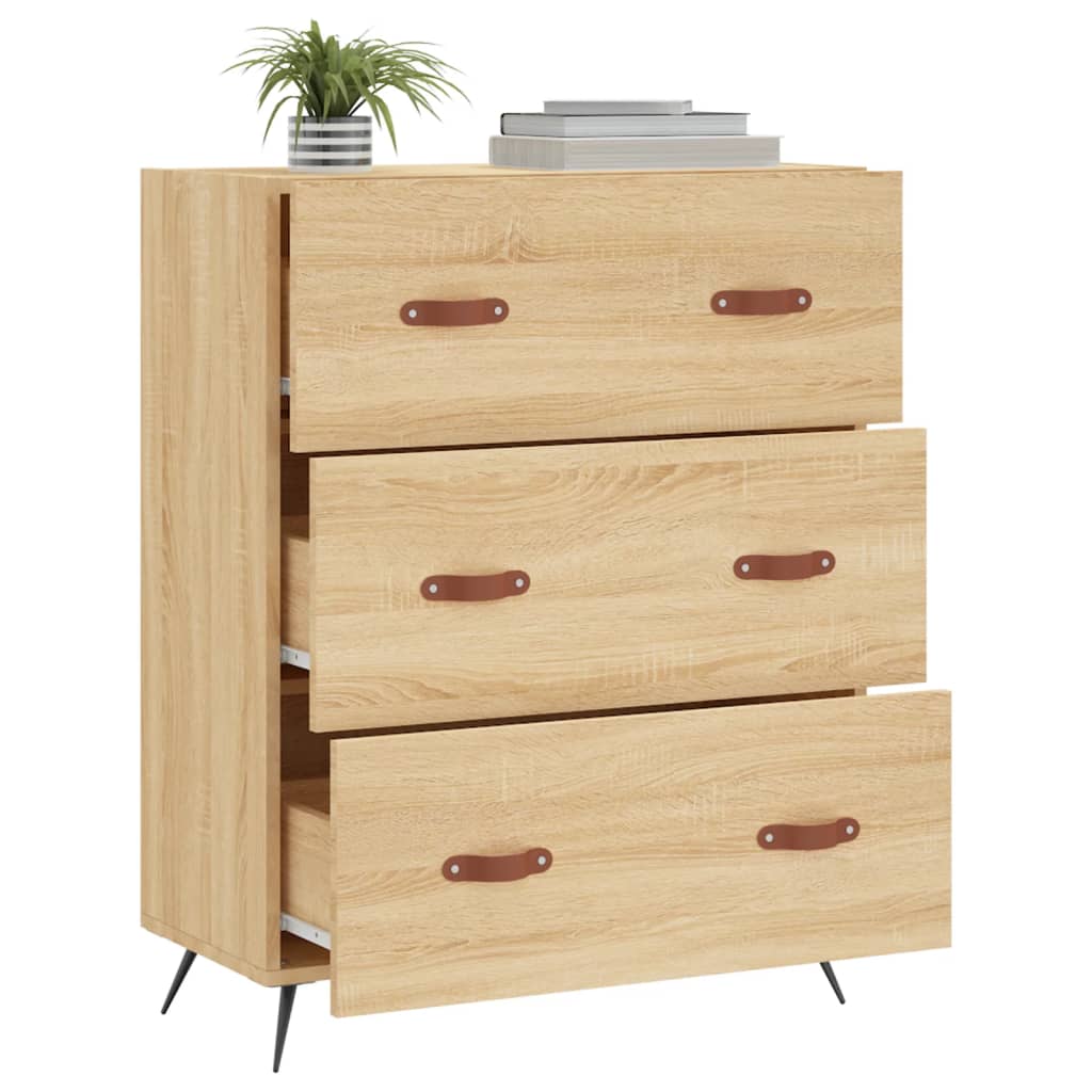 Komoda boja hrasta sonome 69,5 x 34 x 90 cm konstruirano drvo