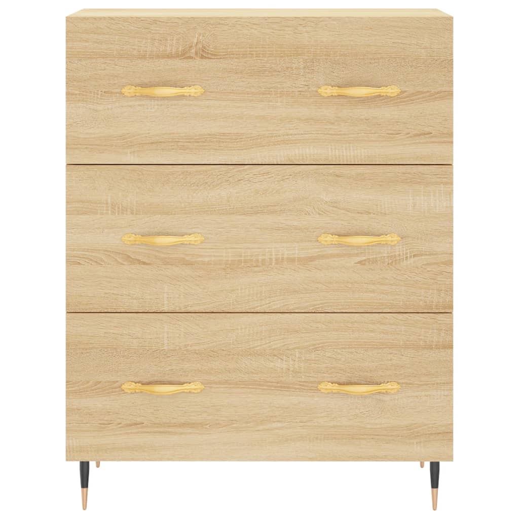 Komoda boja hrasta sonome 69,5x34x90 cm od konstruiranog drva
