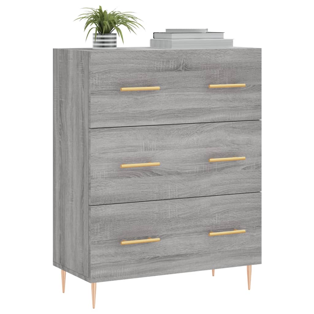 Komoda boja hrasta sonome 69,5 x 34 x 90 cm konstruirano drvo