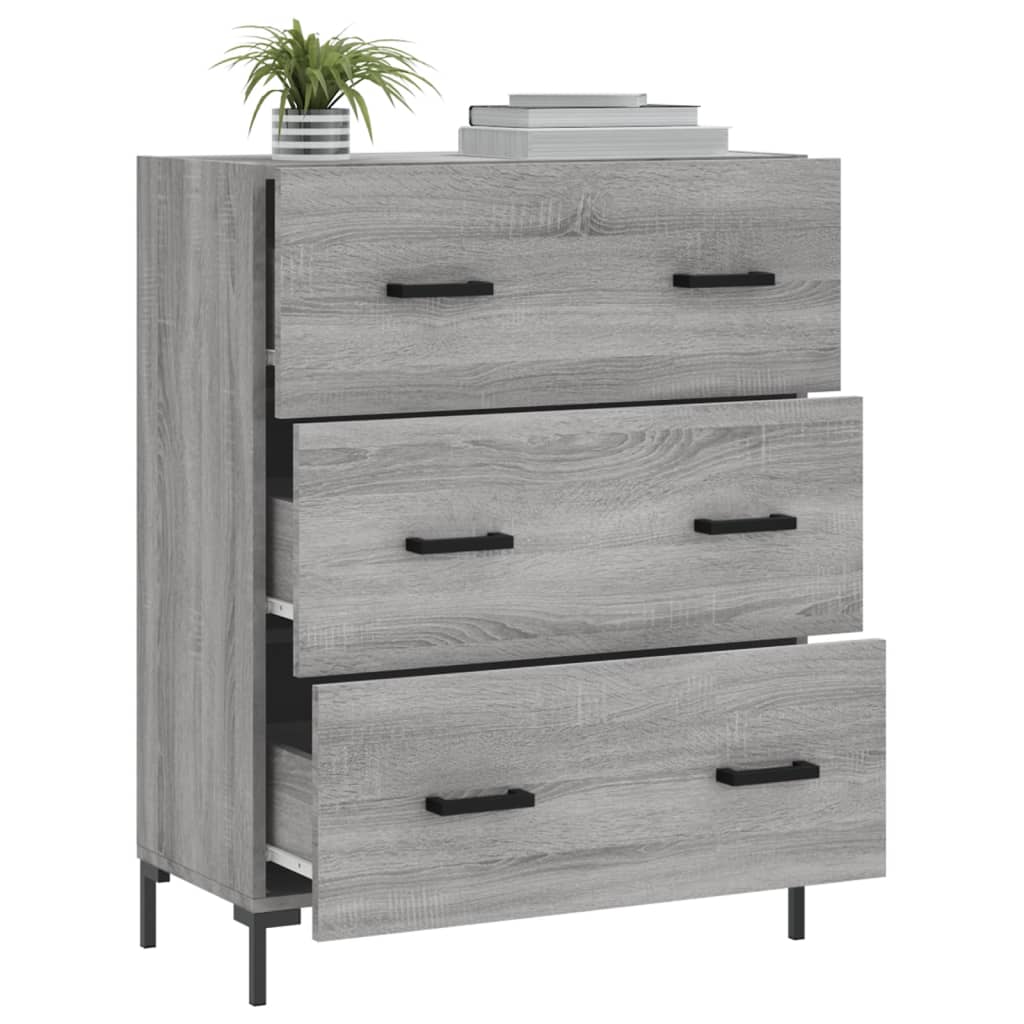Komoda boja hrasta sonome 69,5 x 34 x 90 cm konstruirano drvo