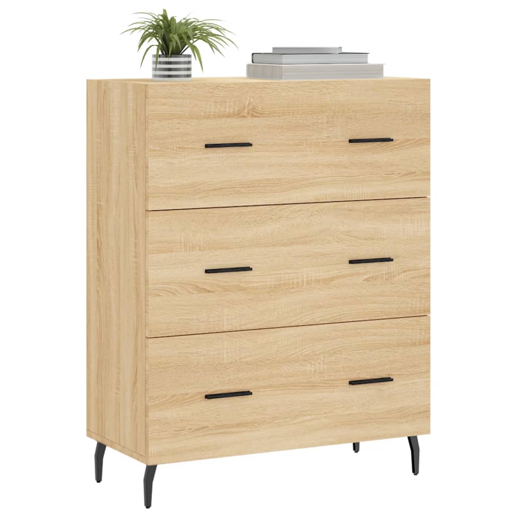 Komoda boja hrasta sonome 69,5x34x90 cm od konstruiranog drva