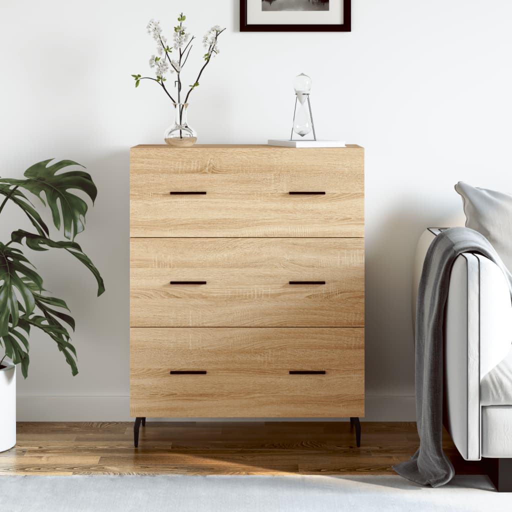 Komoda boja hrasta sonome 69,5x34x90 cm od konstruiranog drva
