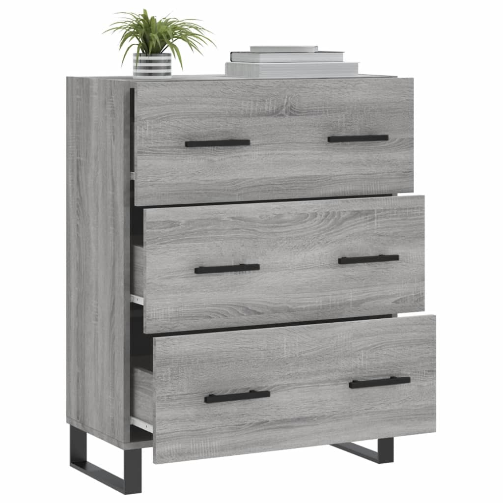 Komoda boja hrasta sonome 69,5 x 34 x 90 cm konstruirano drvo