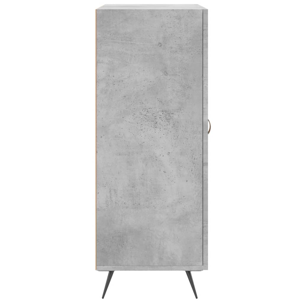 Komoda siva boja betona 69,5x34x90 cm od konstruiranog drva