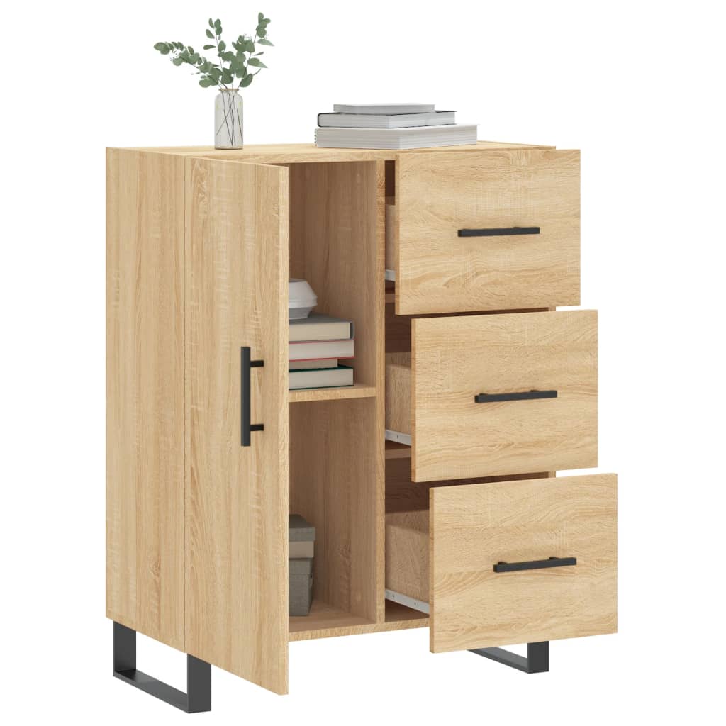 Komoda boja hrasta sonome 69,5x34x90 cm od konstruiranog drva