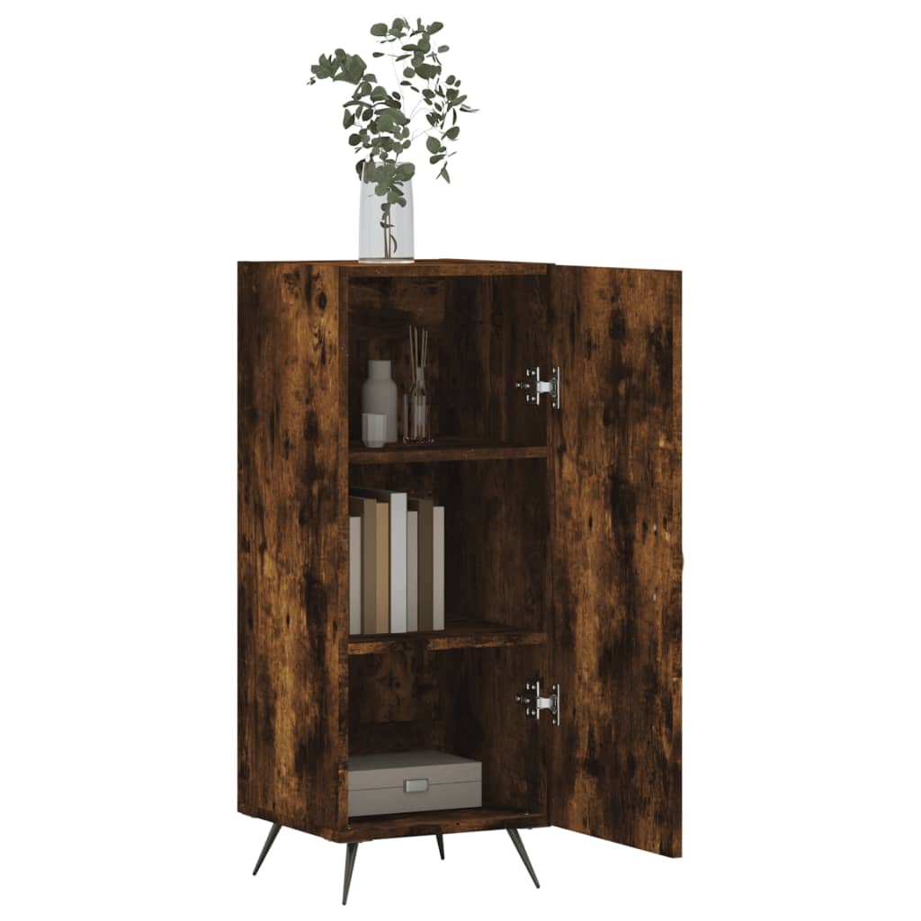 Komoda boja dimljenog hrasta 34,5x34x90 cm konstruirano drvo
