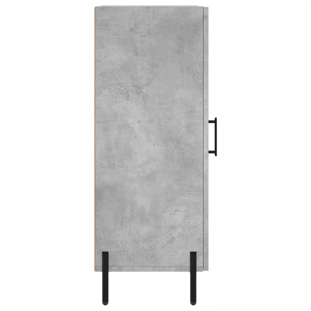 Komoda siva boja betona 34,5x34x90 cm od konstruiranog drva