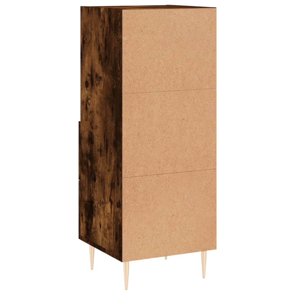 Komoda boja dimljenog hrasta 34,5x34x90 cm konstruirano drvo