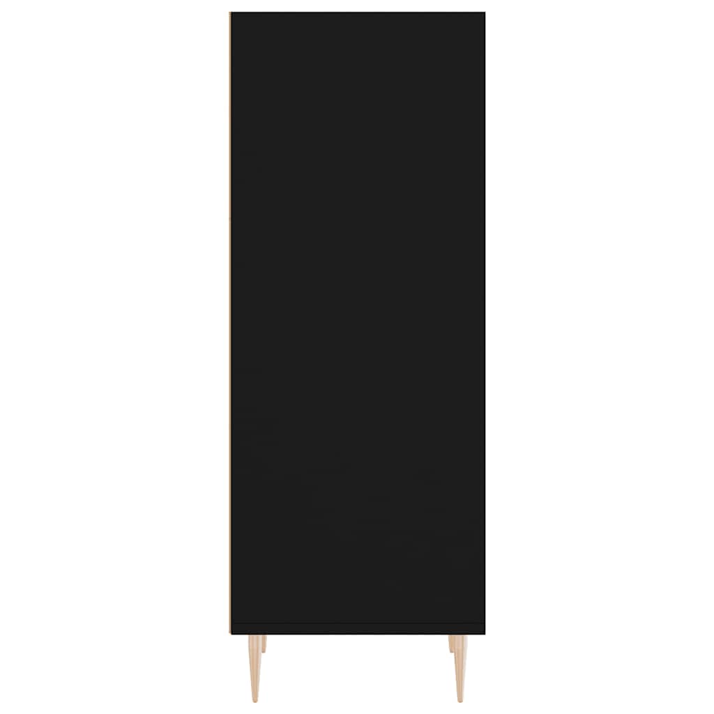 Komoda crna 34,5 x 32,5 x 90 cm od konstruiranog drva
