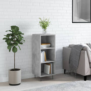 Komoda siva boja betona 34,5x32,5x90 cm od konstruiranog drva