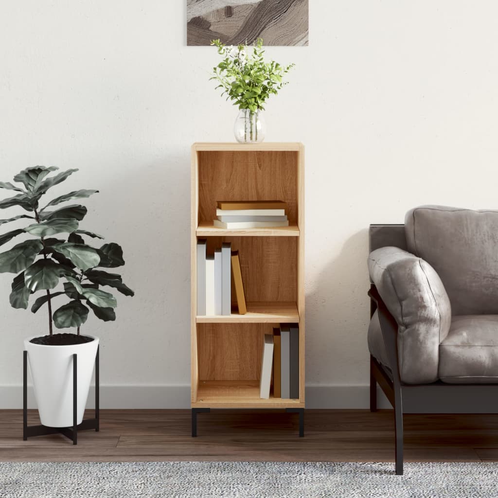 Komoda boja hrasta sonome 34,5x32,5x90 cm od konstruiranog drva