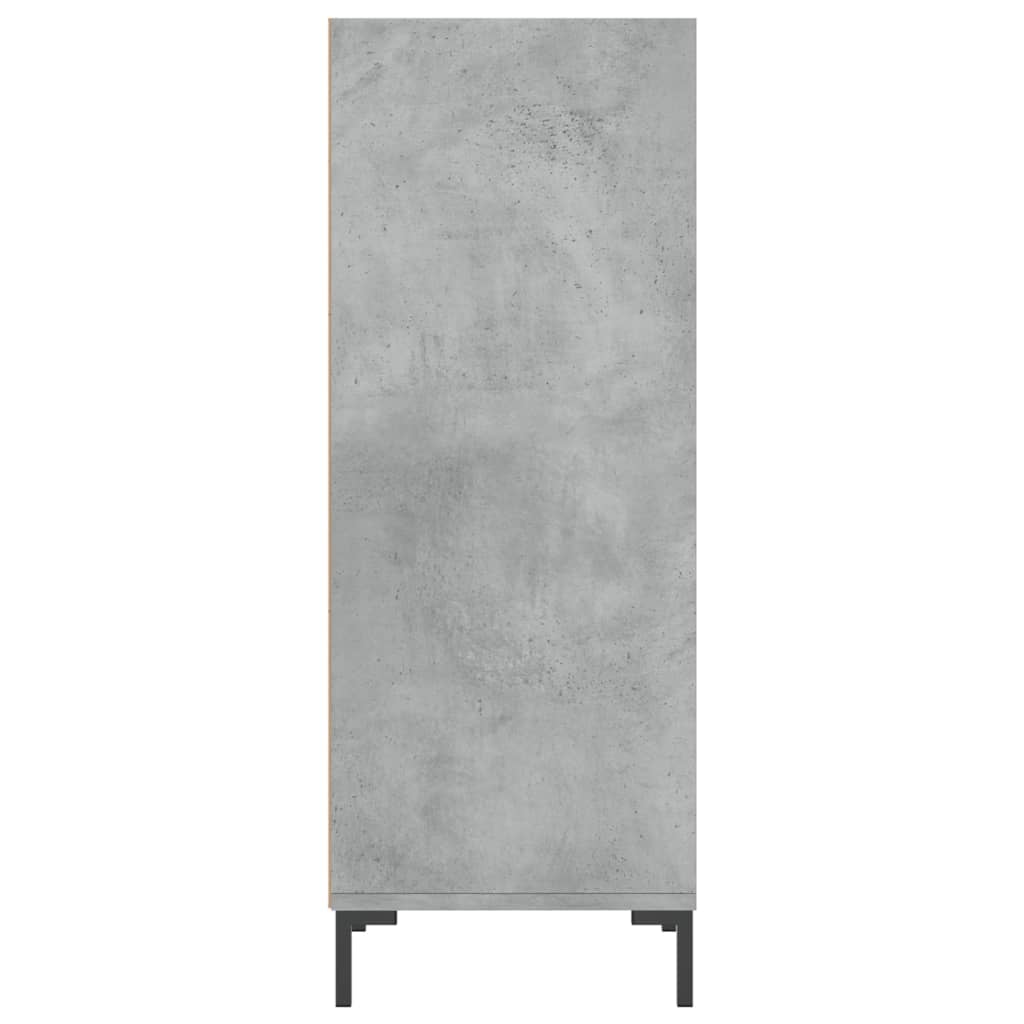 Komoda siva boja betona 34,5x32,5x90 cm od konstruiranog drva