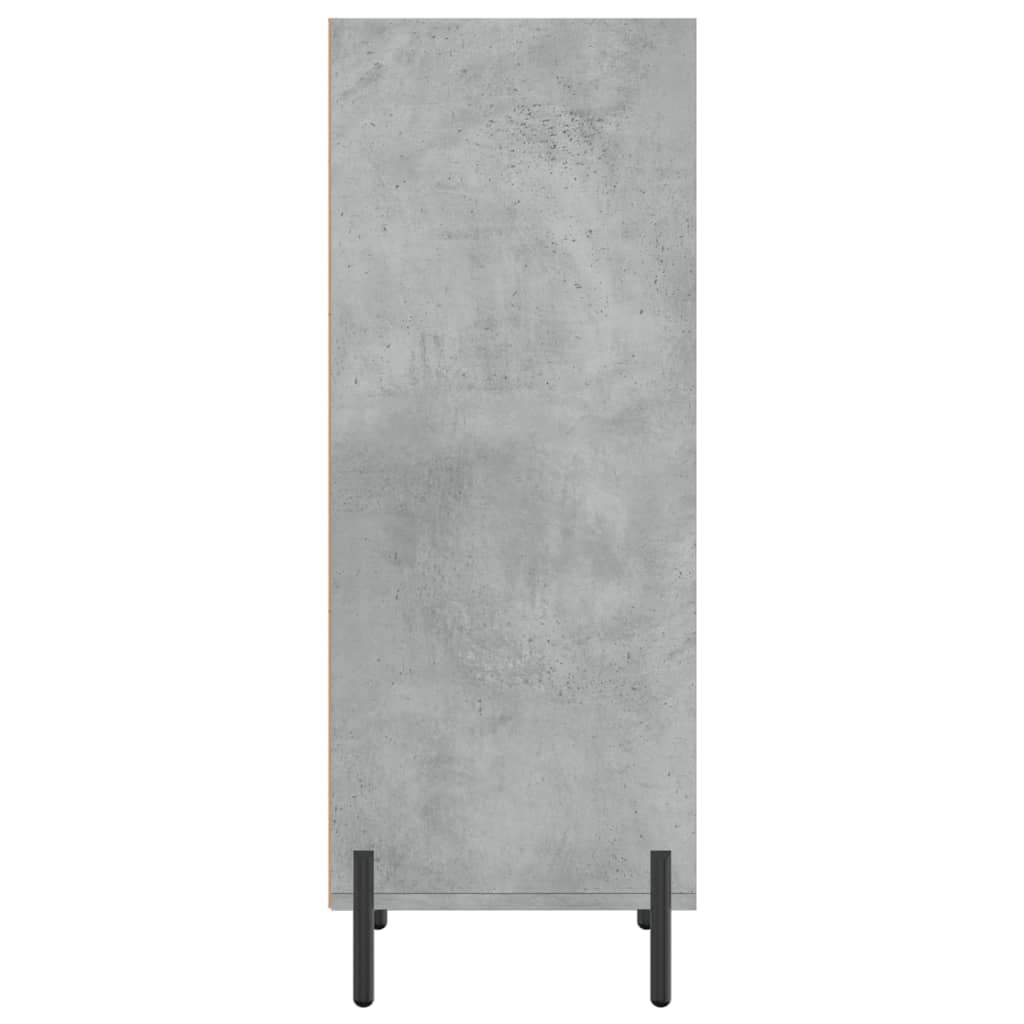 Komoda siva boja betona 34,5x32,5x90 cm od konstruiranog drva