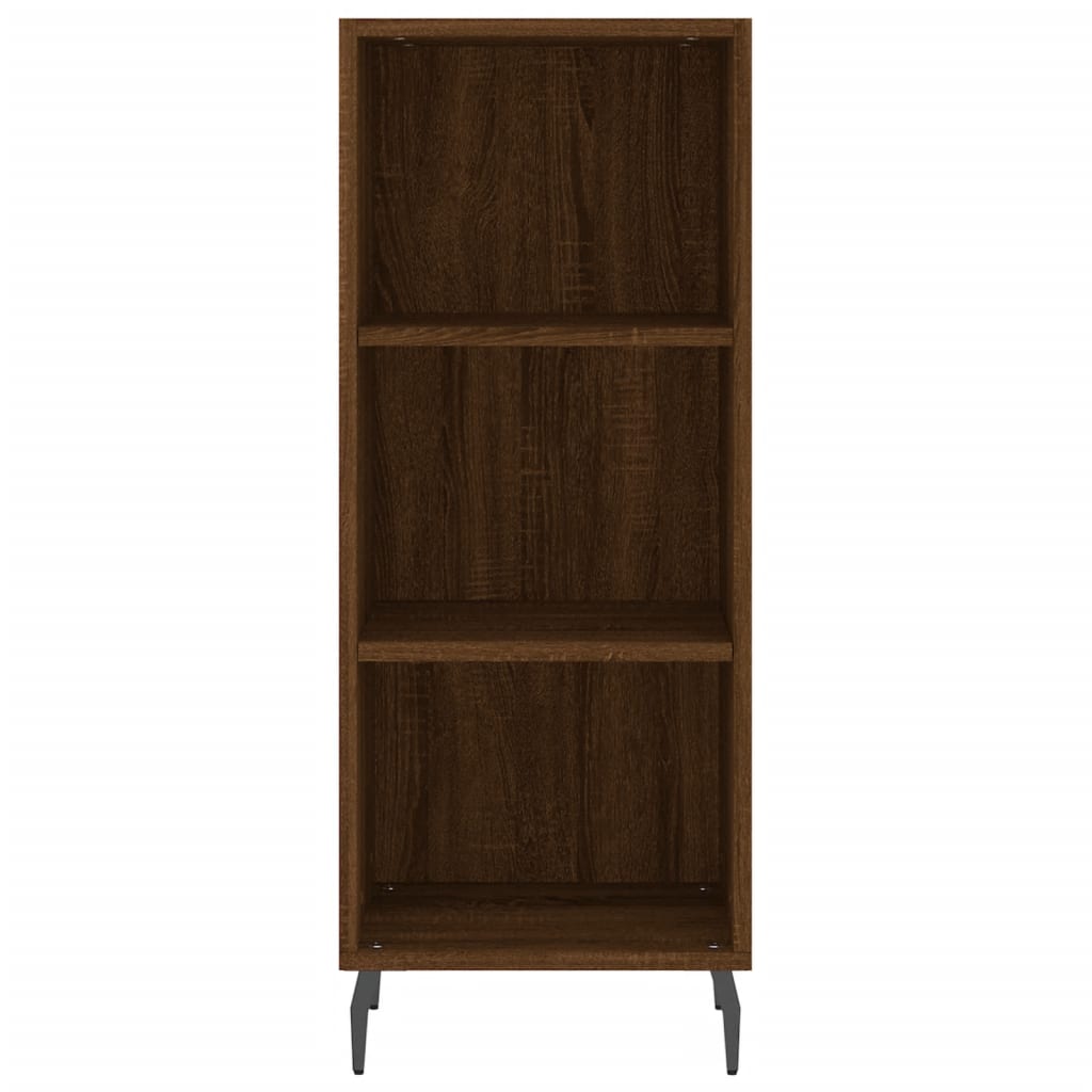 Komoda boja smeđeg hrasta 34,5x32,5x90 cm od konstruiranog drva