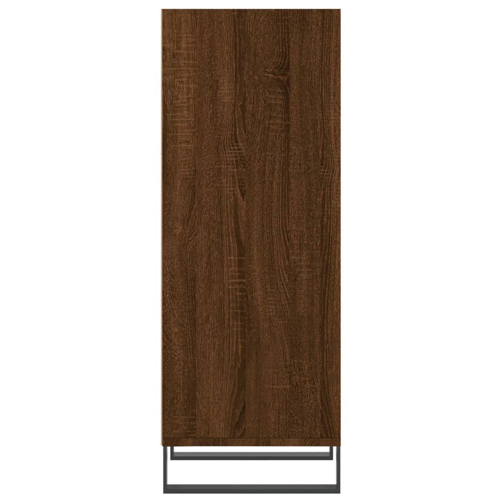 Komoda boja smeđeg hrasta 34,5x32,5x90 cm od konstruiranog drva