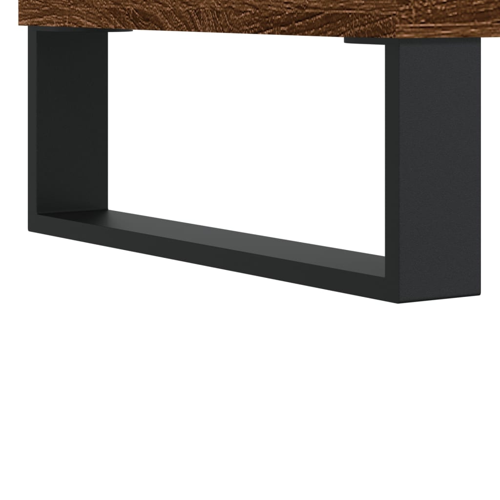 Komoda boja smeđeg hrasta 34,5x32,5x90 cm od konstruiranog drva