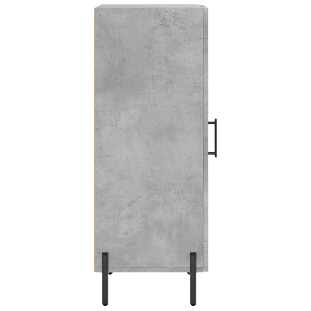 Komoda siva boja betona 34,5x34x90 cm od konstruiranog drva