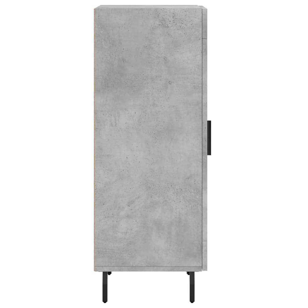 Komoda siva boja betona 34,5x34x90 cm od konstruiranog drva
