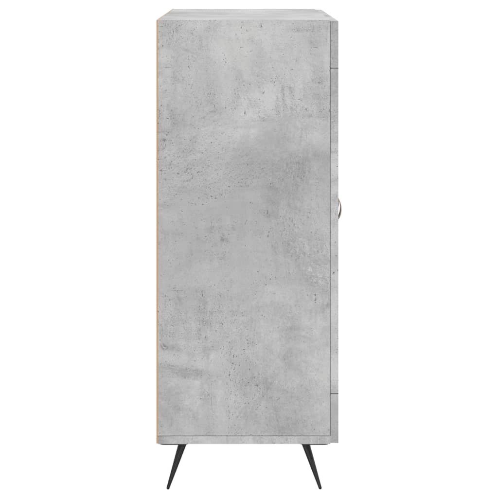 Komoda siva boja betona 69,5x34x90 cm od konstruiranog drva