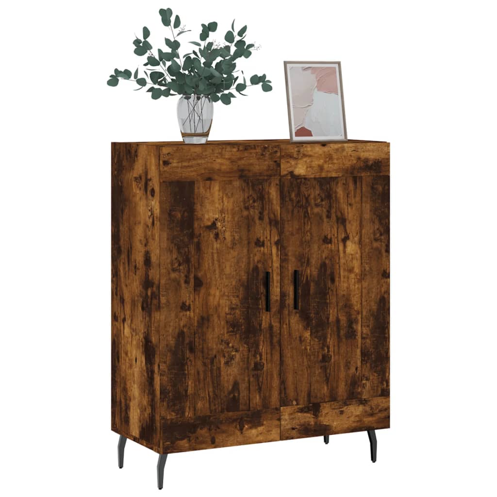 Komoda boja dimljenog hrasta 69,5x34x90 cm konstruirano drvo