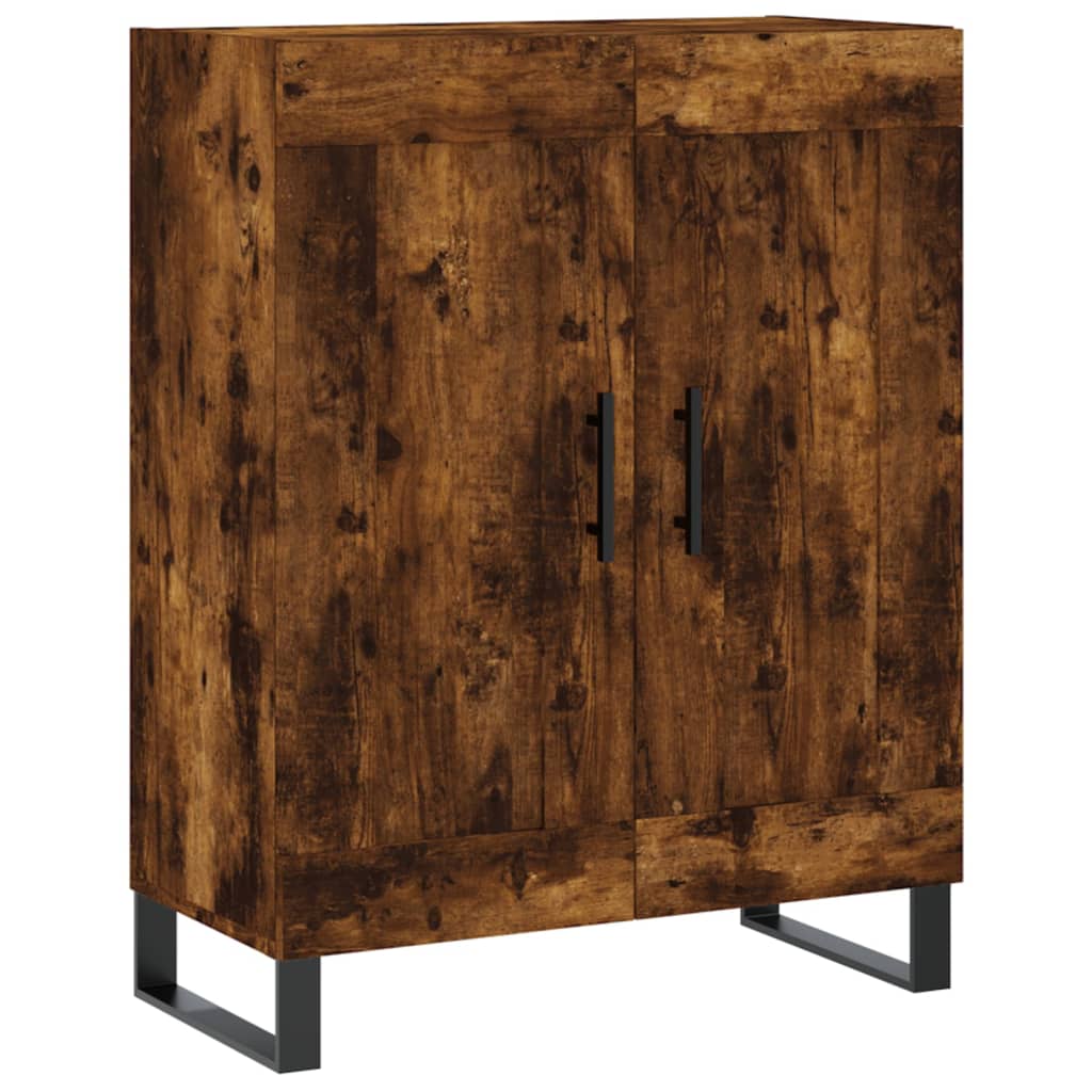 Komoda boja dimljenog hrasta 69,5x34x90 cm konstruirano drvo