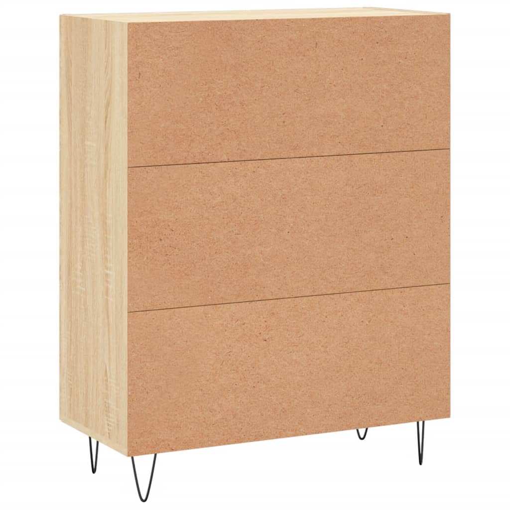 Komoda boja hrasta sonome 69,5x34x90 cm od konstruiranog drva