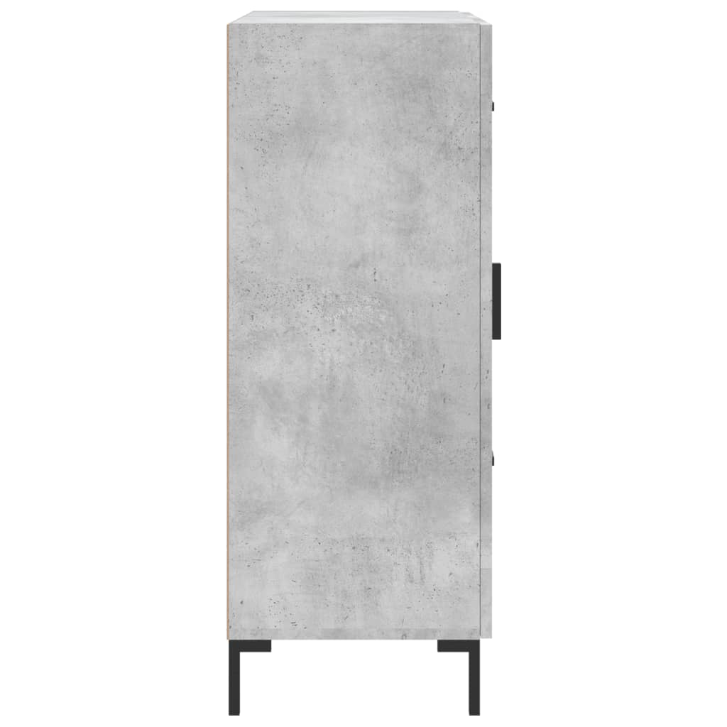 Komoda siva boja betona 69,5x34x90 cm od konstruiranog drva