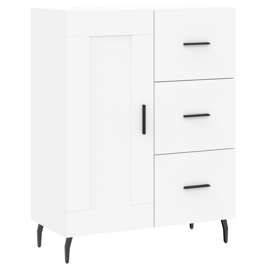 Komoda bijela 69,5x34x90 cm od konstruiranog drva