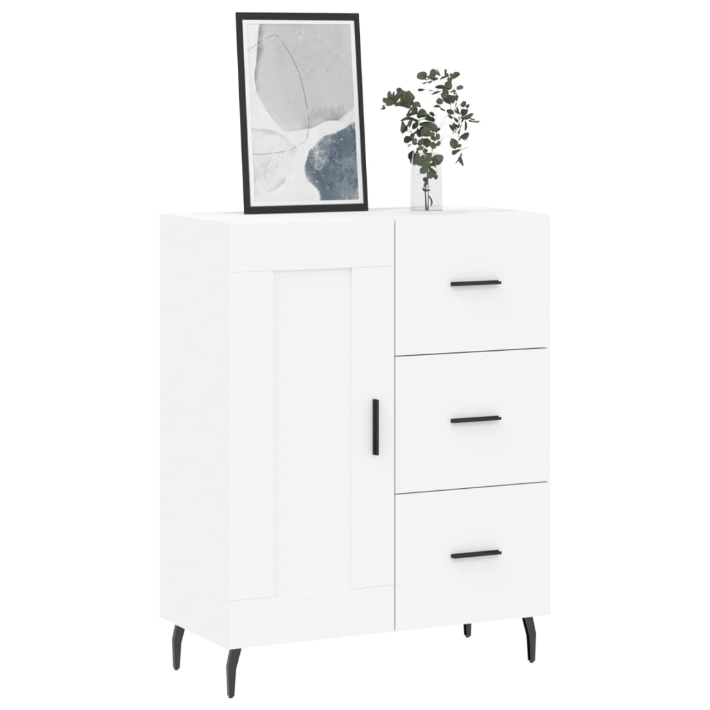 Komoda bijela 69,5x34x90 cm od konstruiranog drva
