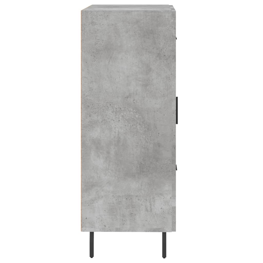 Komoda siva boja betona 69,5x34x90 cm od konstruiranog drva