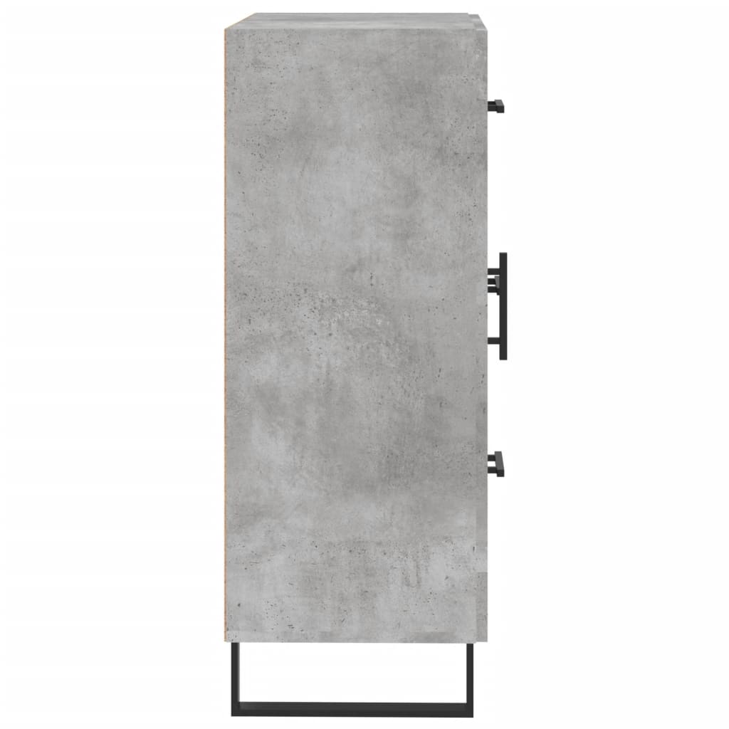 Komoda siva boja betona 69,5x34x90 cm od konstruiranog drva