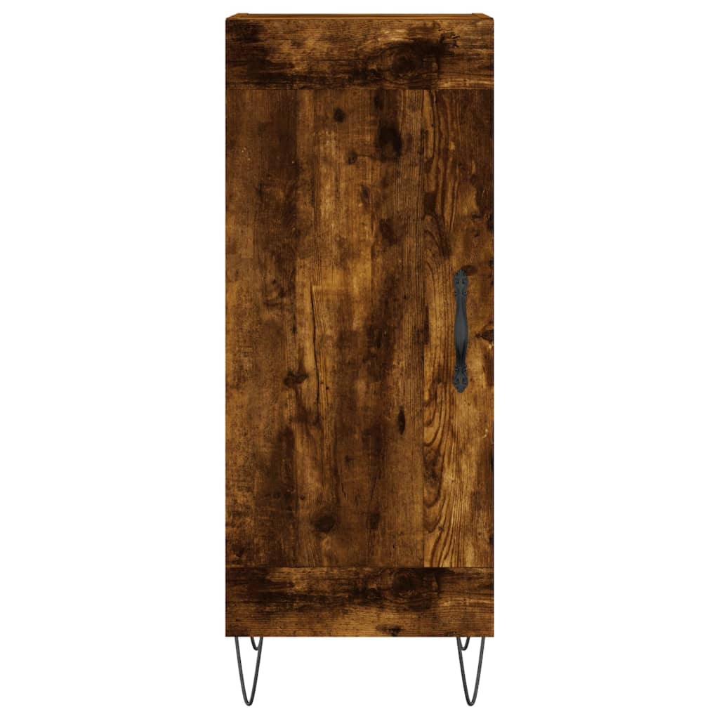 Komoda boja dimljenog hrasta 34,5x34x90 cm konstruirano drvo