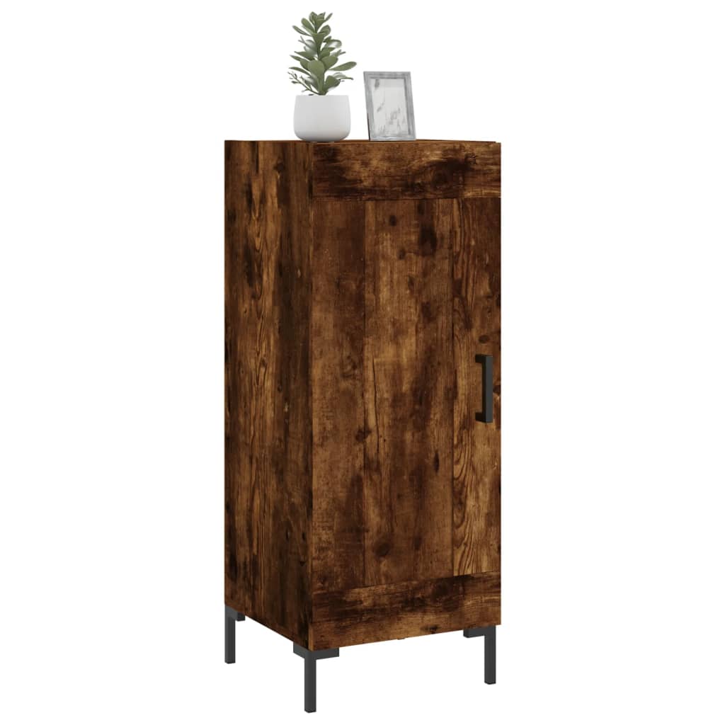 Komoda boja dimljenog hrasta 34,5x34x90 cm konstruirano drvo