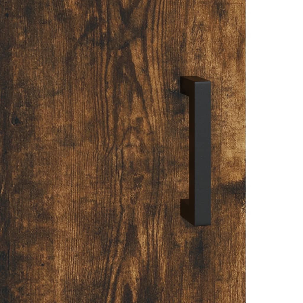Komoda boja dimljenog hrasta 34,5x34x90 cm konstruirano drvo
