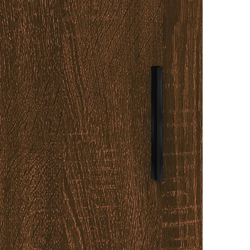 Komoda boja smeđeg hrasta 34,5 x 34 x 90 cm konstruirano drvo