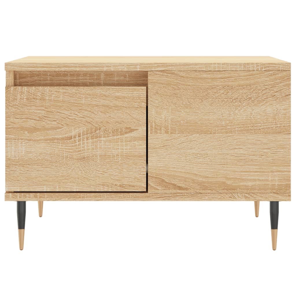 Stolić za kavu boja hrasta 55x55x36,5 cm konstruirano drvo