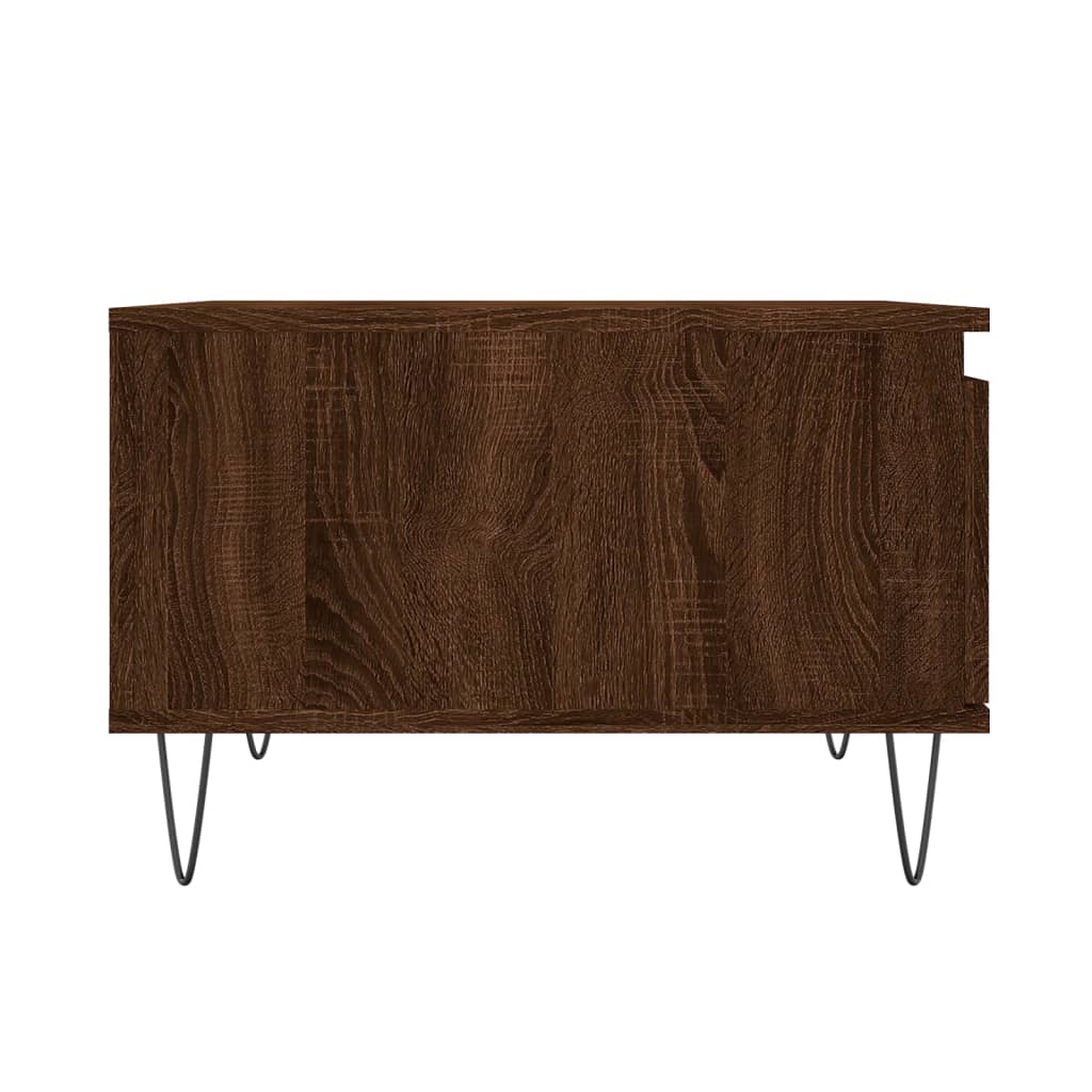 Stolić za kavu boja hrasta 55 x 55 x 36,5 cm konstruirano drvo