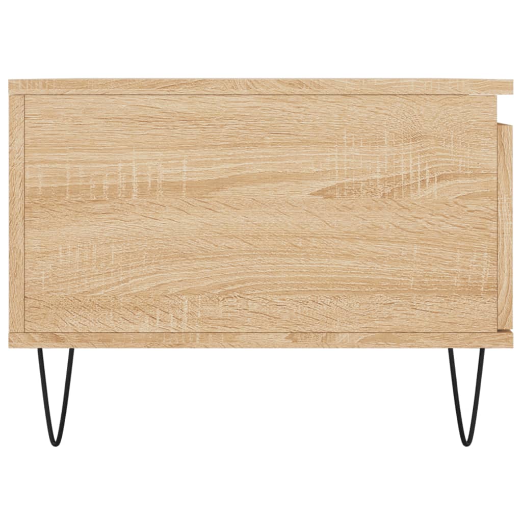Stolić za kavu boja hrasta 90x50x36,5 cm konstruirano drvo