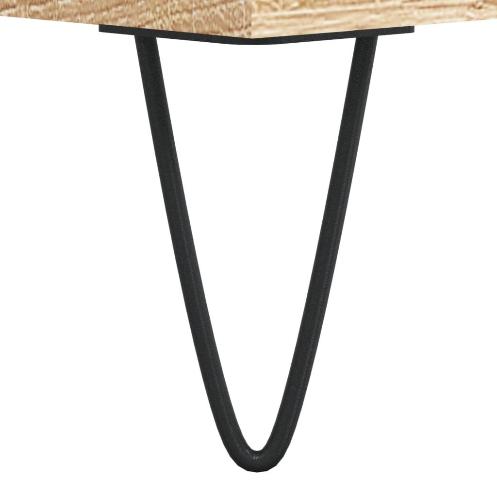 Stolić za kavu boja hrasta 90x50x36,5 cm konstruirano drvo