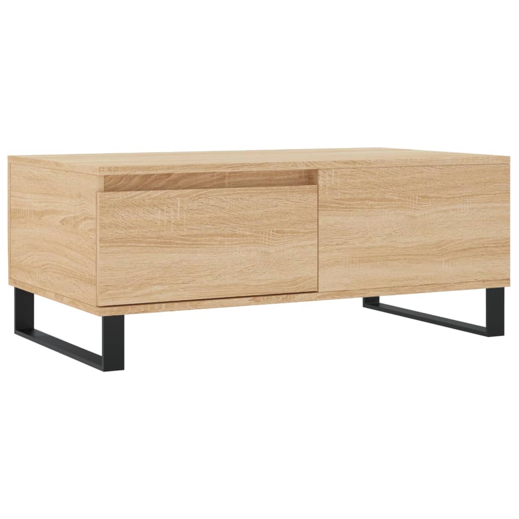 Stolić za kavu boja hrasta 90x50x36,5 cm konstruirano drvo