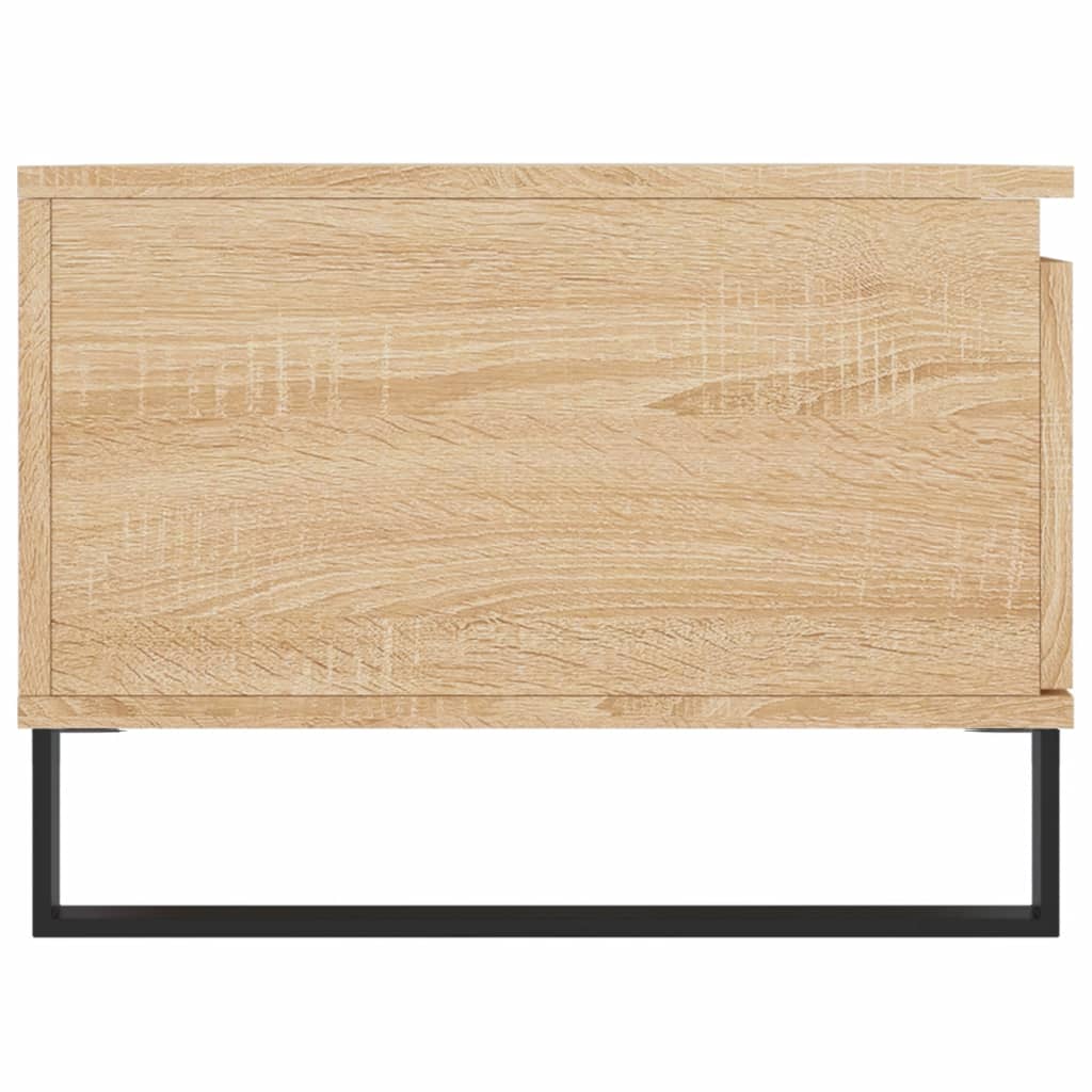 Stolić za kavu boja hrasta 90x50x36,5 cm konstruirano drvo