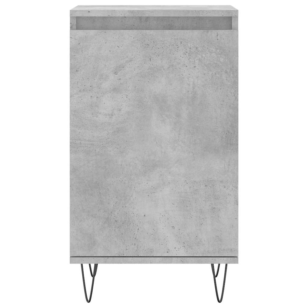 Komoda siva boja betona 40 x 35 x 70 cm od konstruiranog drva