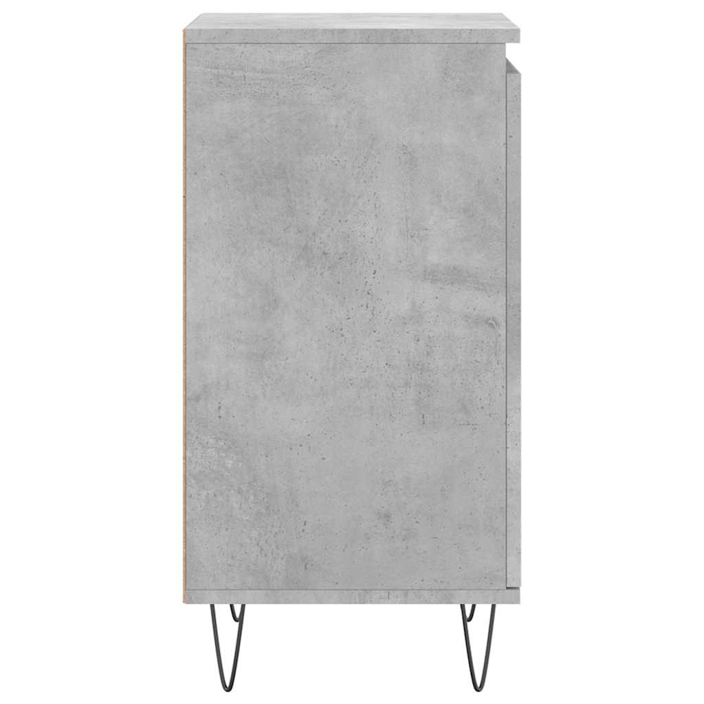 Komoda siva boja betona 40 x 35 x 70 cm od konstruiranog drva
