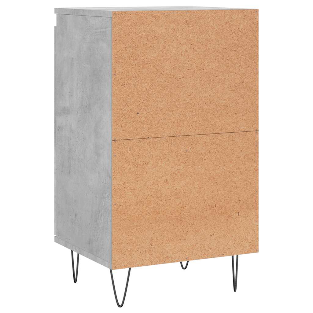 Komoda siva boja betona 40 x 35 x 70 cm od konstruiranog drva