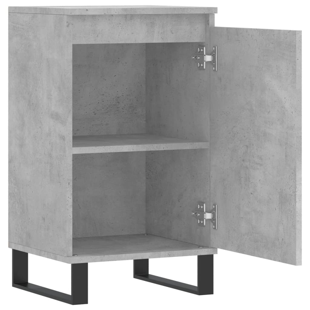 Komode 2 kom boja betona 40 x 35 x 70 cm od konstruiranog drva