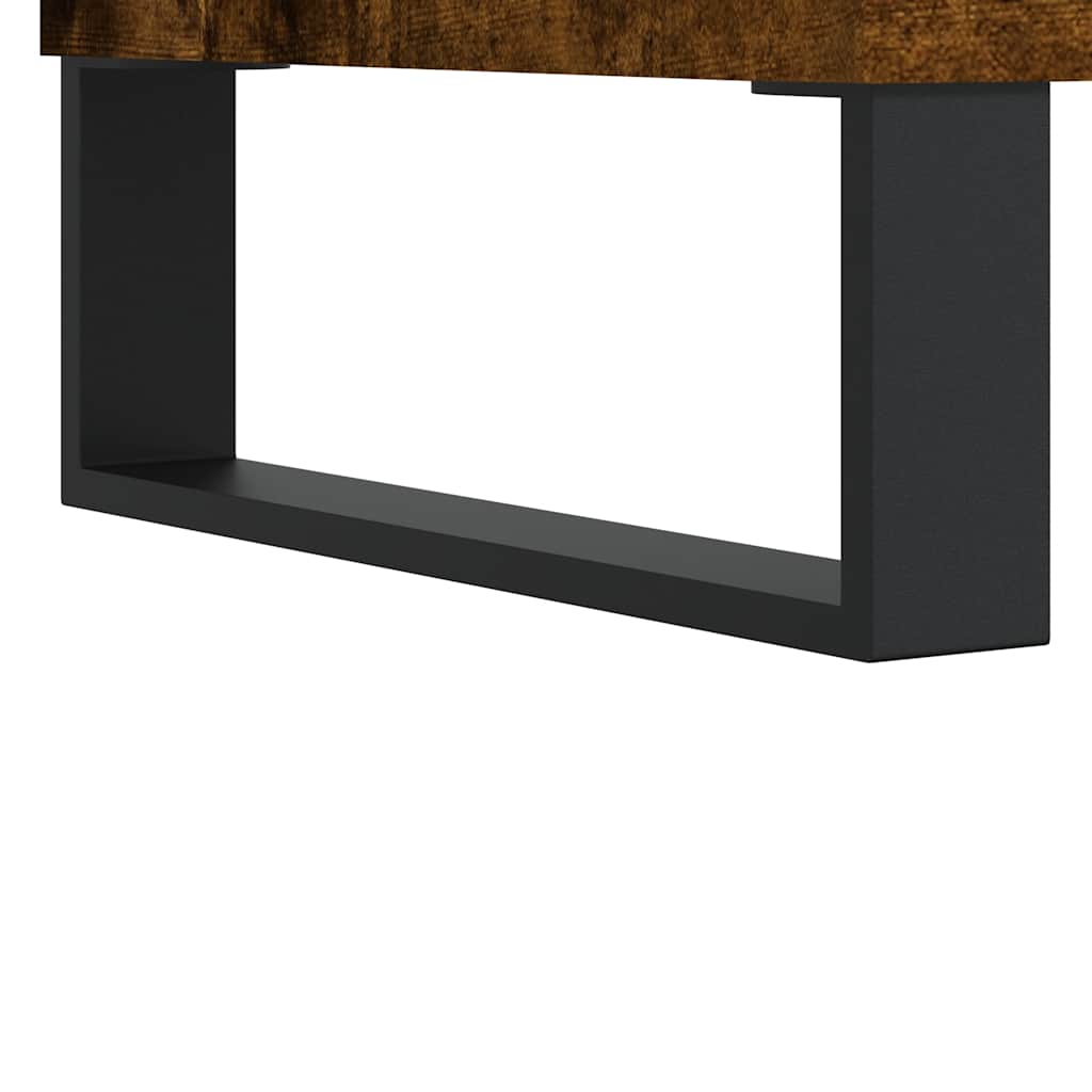 Komoda boja dimljenog hrasta 40 x 35 x 70 cm konstruirano drvo