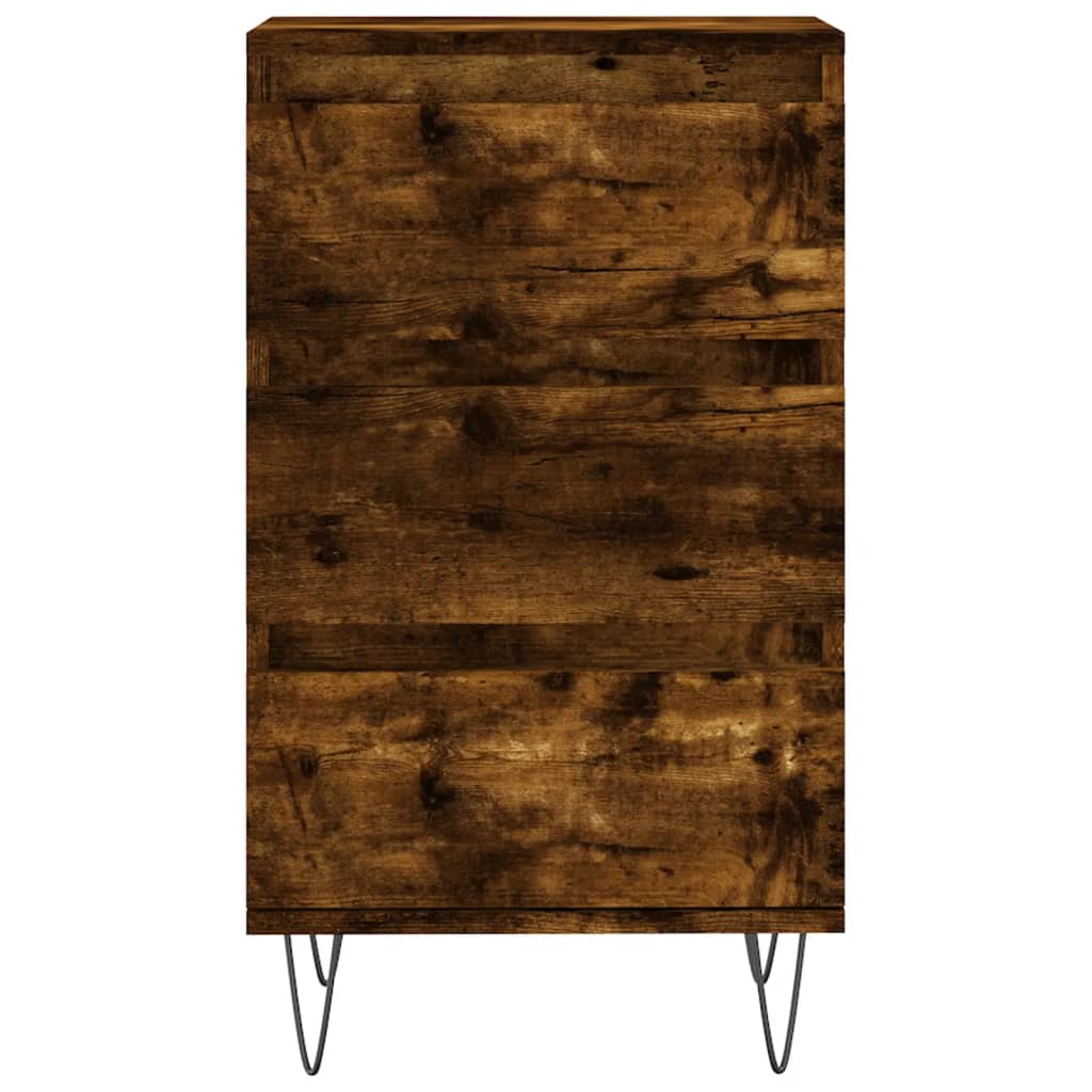 Komoda boja dimljenog hrasta 40 x 35 x 70 cm konstruirano drvo